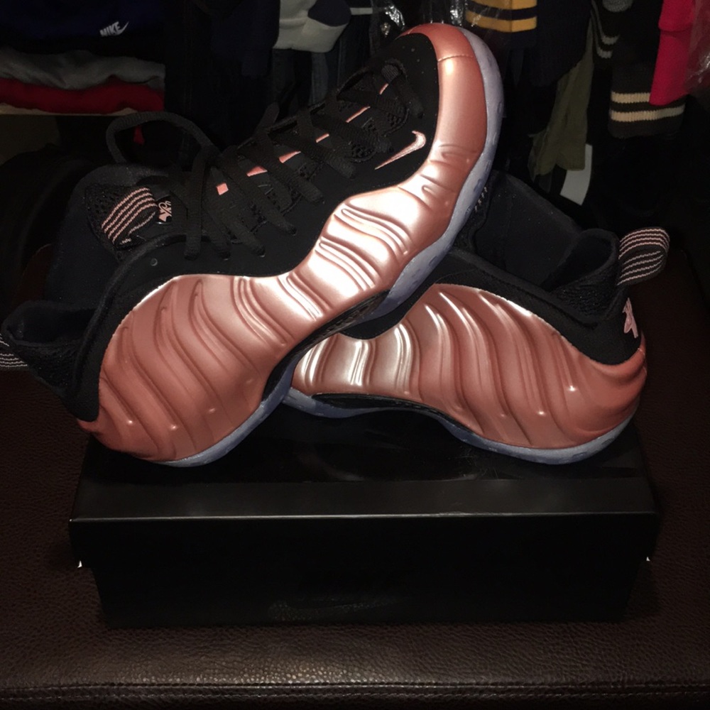 Nike Rose Gold  Foamposite